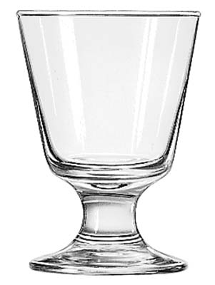 [ 3747 FOOTED ROCKS GLASS, EMBAS ]