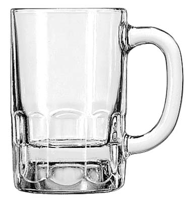 [ 5010 HANDLED MUG, GLASS - TTGL ]