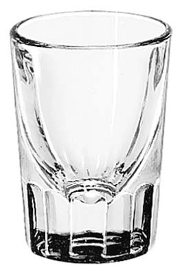 [ 5135 WHISKEY GLASS, FLUTED, 1- ]