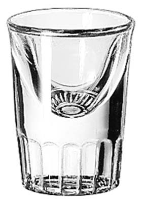 [ 5138 WHISKEY GLASS, FLUTED TAL ]