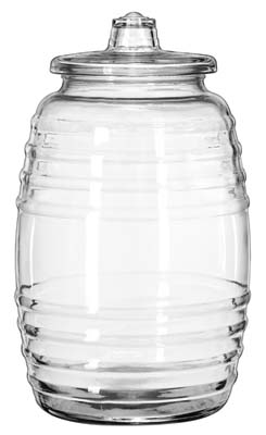 [ 9520003 10 LITER BARREL, GLASS ]