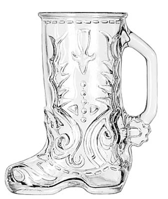 [ 97036 BOOT MUG, GLASS - TTGL28 ]