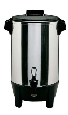 [ PERCOLATOR, ELECTRIC, ALUM, 12 ]