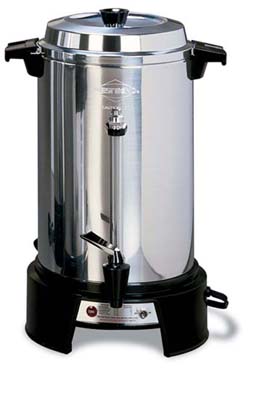 [ PERCOLATOR, ELECTRIC, ALUM, 25 ]