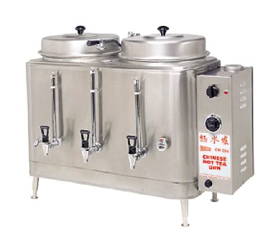 CHINESE TEA URN, TWIN, ELECTRIC, 3 GAL BEQBBT006
