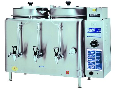 [ COFFEE URN, TWIN, STEAM, 3 GAL ]