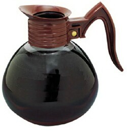 [ COFFEE DECANTER,64 OZ,GLASS,BR ]
