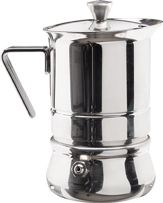 [ ESPRESSO MAKER, S/S 10 CUP - B ]