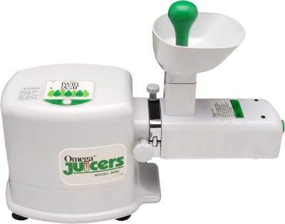 [ JUICER, ELEC., WHEAT GRASS, OM ]