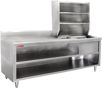 [ WATER STATION & TEA URN TABLE, ]