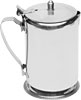 [ CREAMER, S/S, KNOB TOP, W/BASE, 16 OZ ]