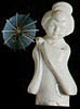 [ HAWAII CUP, PARASOL GIRL, 12 OZ. 6-1/4"H ]