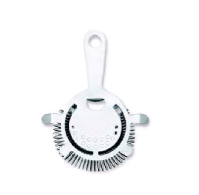 [ BAR STRAINER, S/S, 4-PRONG & W ]