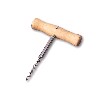 [ CORK SCREW, STANDARD, WOOD HANDLE ]