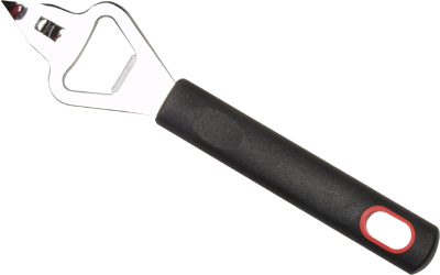 [ CAN PUNCH/BOTTLE OPENER, W/RUB ]