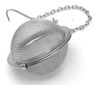 MESH TEA BALL, SS, 1-3/4