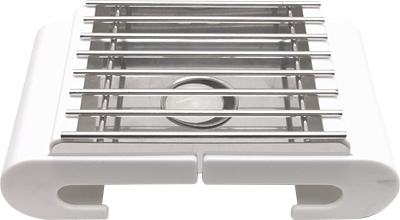 TEA WARMER, WHITE, 8.75