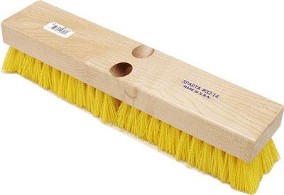 BRUSH, WOOD, FLOOR SCRUB, 12