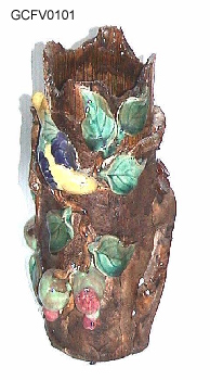 VASE, PORCELAIN, ART FLOWER, 10