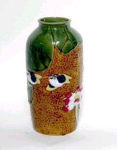 VASE, PORCELAIN, ART FLOWER, 12