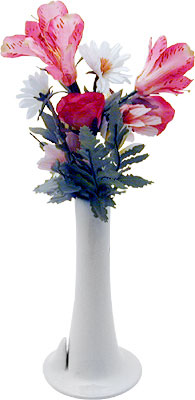VASE, PORCELAIN, BUD, 3