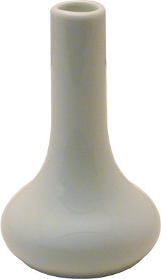 VASE, PORCELAIN, BUD, WHITE, CHINA DVA068