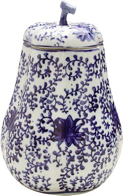 [ VASE, PORCELAIN, PEAR SHAPE, 9 ]