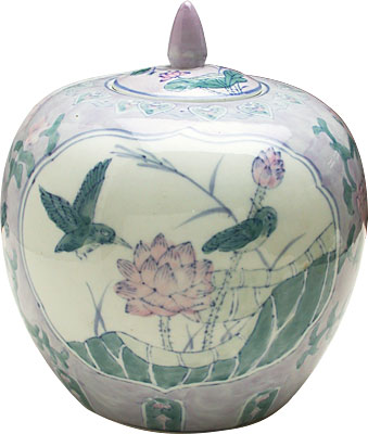 [ VASE, PORCELAIN, MELON SHAPE,  ]