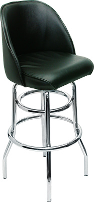 [ BAR STOOL, S/S BASE, VINYL SEA ]