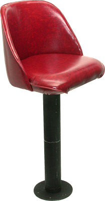 [ BAR STOOL, METAL BASE, VINYL S ]