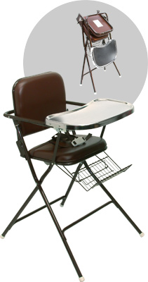 [ HIGH CHAIR (METAL FOLDING) - F ]