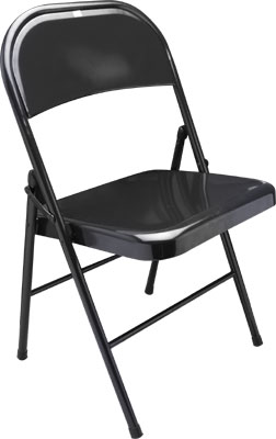 [ FOLDING CHAIR, BLACK - FCHFC00 ]
