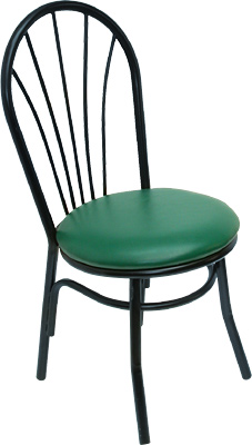 [ METAL CHAIR, VINYL SEAT - FCHM ]