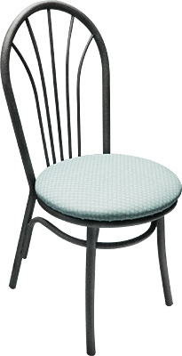 [ METAL CHAIR, VINYL SEAT - FCHM ]