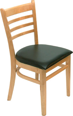 [ WOOD CHAIR (VINYL SEAT) - FCHW ]