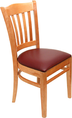 [ WOOD CHAIR (VINYL SEAT) - FCHW ]