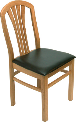 [ WOOD CHAIR (VINYL SEAT) - FCHW ]