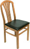 [ WOOD CHAIR (VINYL SEAT) ]