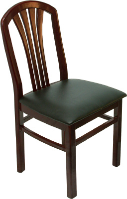 [ WOOD CHAIR (VINYL SEAT) - FCHW ]