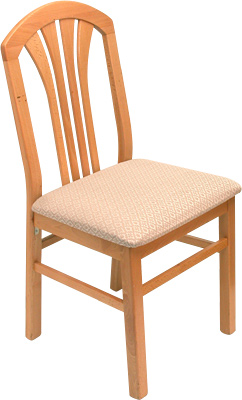 [ WOOD CHAIR (VINYL SEAT) - FCHW ]