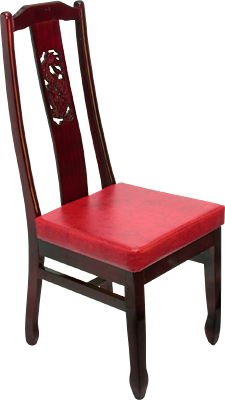 [ WOOD CHAIR (VINYL SEAT) (PALAC ]