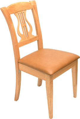 [ WOOD CHAIR (VINYL SEAT) - FCHW ]