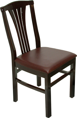 WOOD CHAIR (VINYL SEAT) FCHWC016