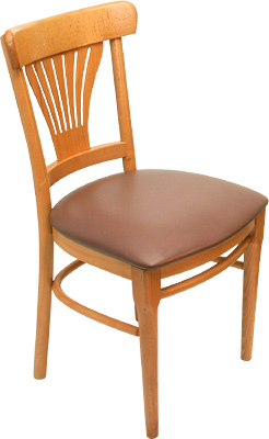 [ WOOD CHAIR (VINYL SEAT) - FCHW ]