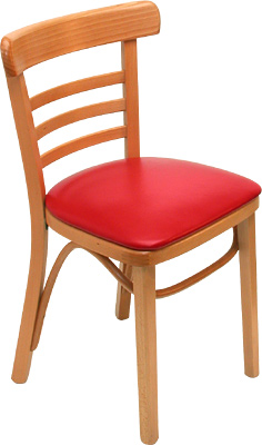 [ WOOD CHAIR (VINYL SEAT) - FCHW ]