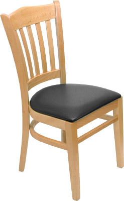 [ WOOD CHAIR (VINYL SEAT) - FCHW ]