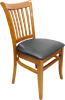 [ WOOD CHAIR (VINYL SEAT) ]