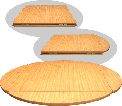 [ DROP LEAF TABLE TOP (NATURAL)  ]