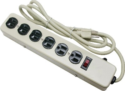 SURGE PROTECTOR, 6-OUTLET HET003