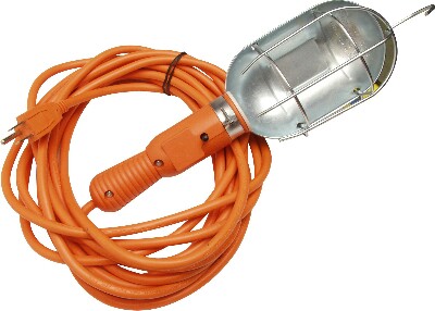 TROUBLE LIGHT, 25 FT. U.L. HET005